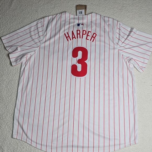 1176 NWT Nike Bryce Harper Philadelphia Phillies Home Limited Player Jersey - Picture 3 of 8